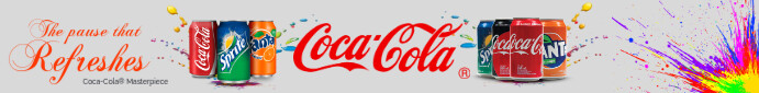 The pause that refreshes | Coca-Cola Advert Leaderboard template
